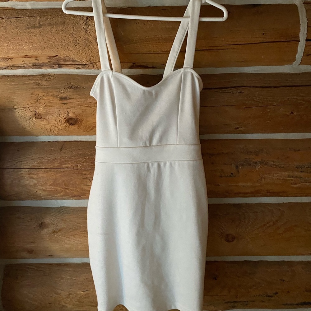 Nasty Gal mini dress M white